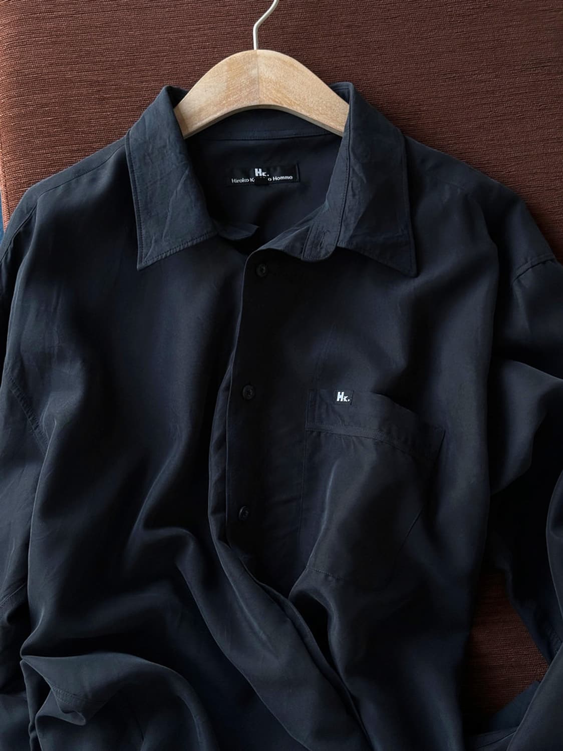 Silky fabric design blouse shirt 상품이미지1