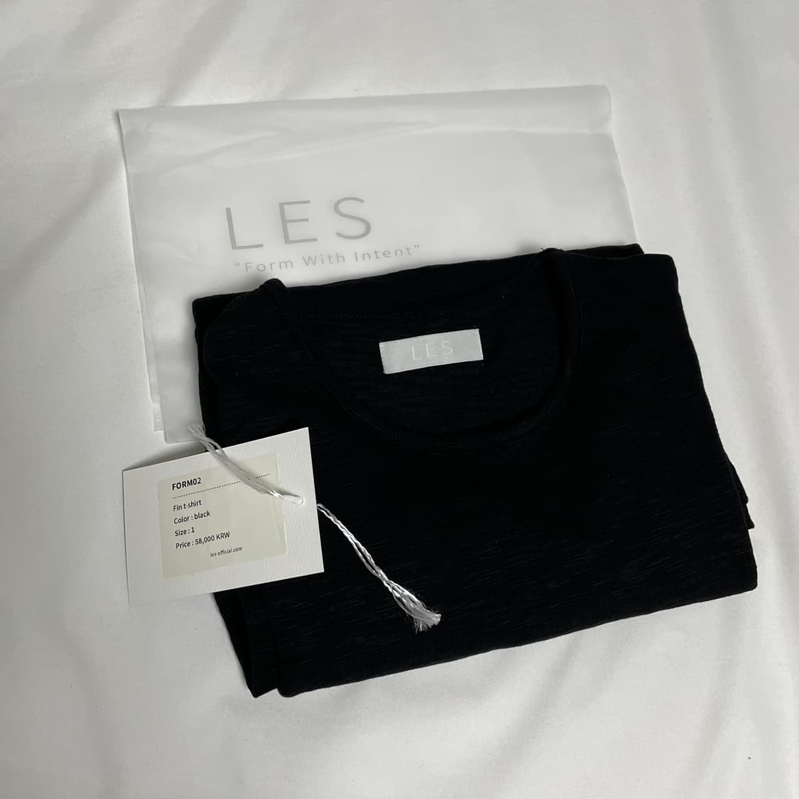 레스 fin 티셔츠 블랙 1 상품이미지4
