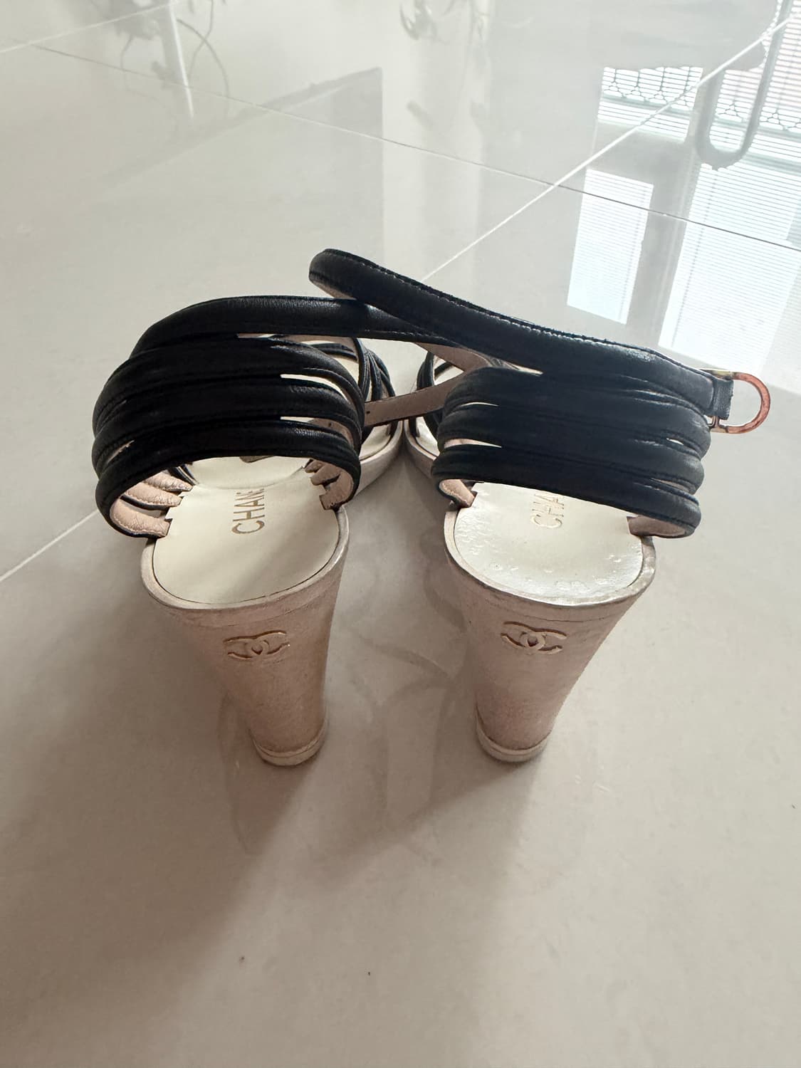 샤넬 웨지힐35.5 상품이미지3