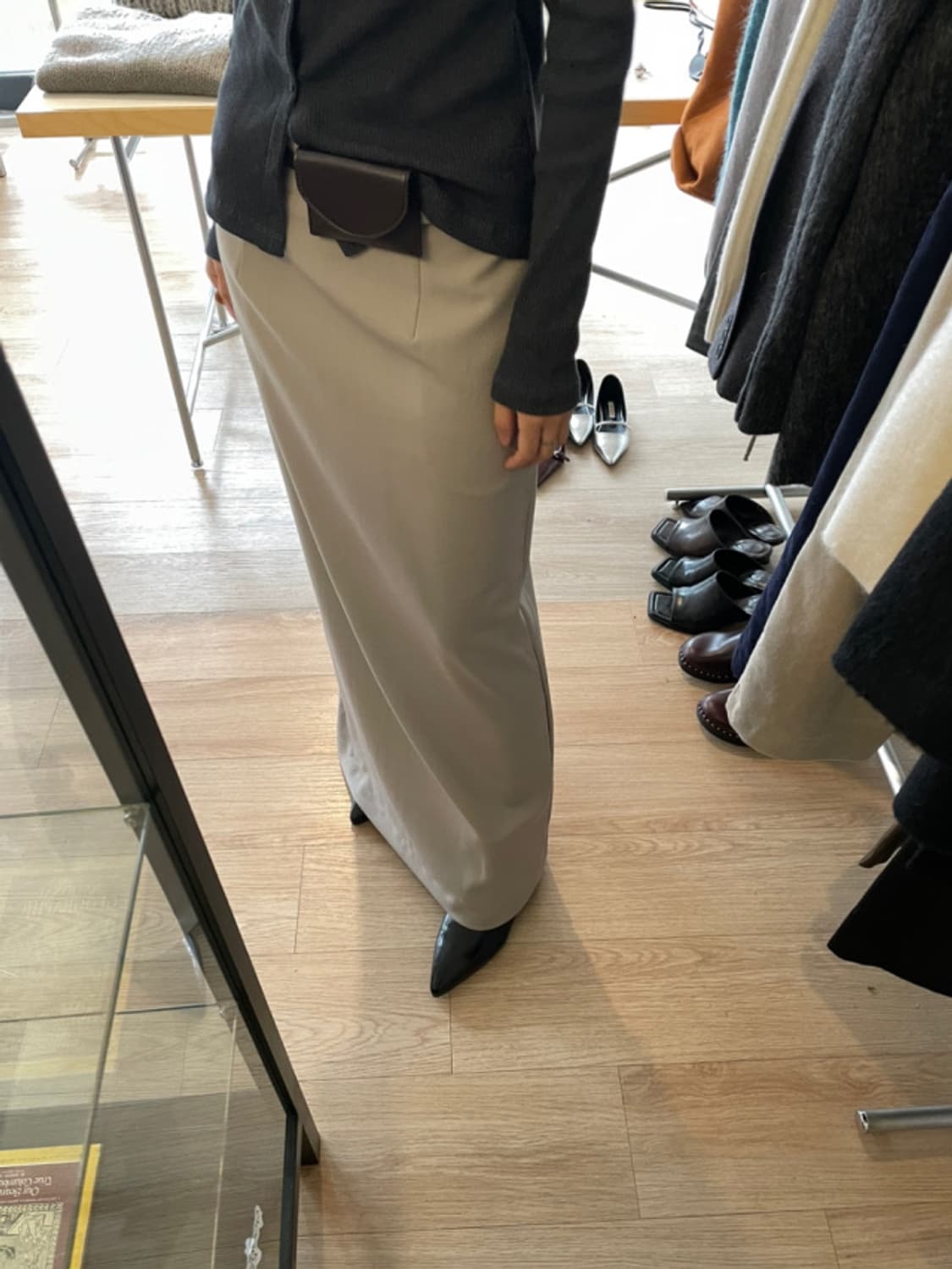 리스 lys 로우 라이즈 맥시 스커트 상품이미지2