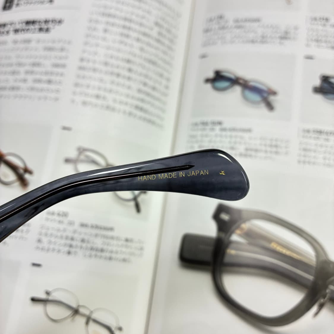 角矢甚治郎作 카도야 진지로 사쿠 일본 장인 셀룰로이드 뿔테 안경 상품이미지7