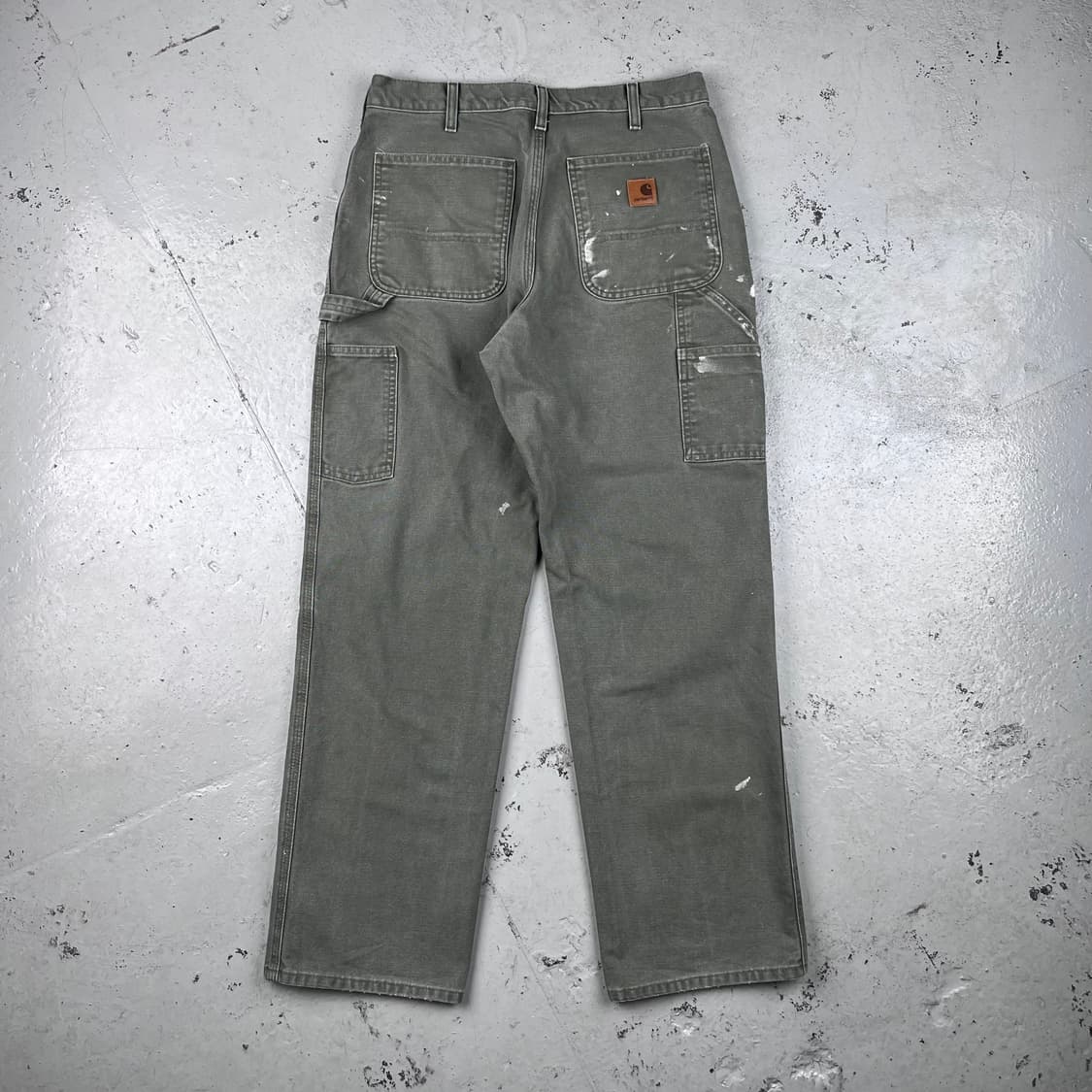 칼하트 모스그린 싱글니 painted 카펜터 팬츠 B11MOS 상품이미지3