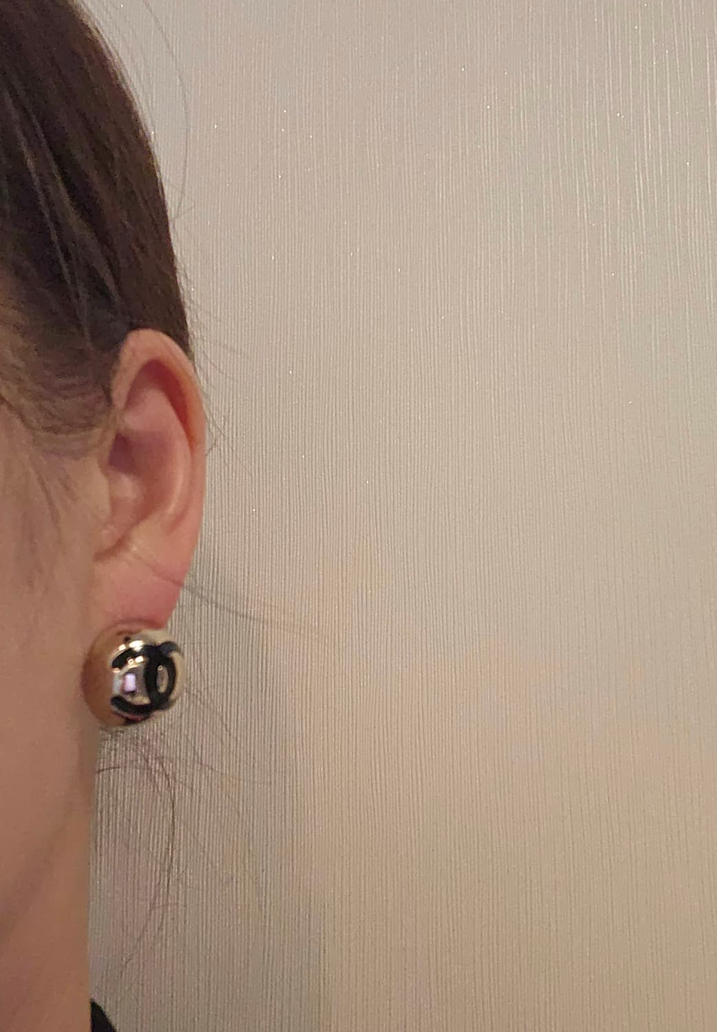 샤넬 금볼 귀걸이 블랙 업사이클링  상품이미지7