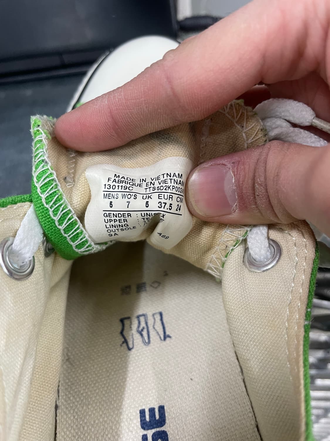 컨버스 올스타 로우볼드 키위 240 상품이미지10