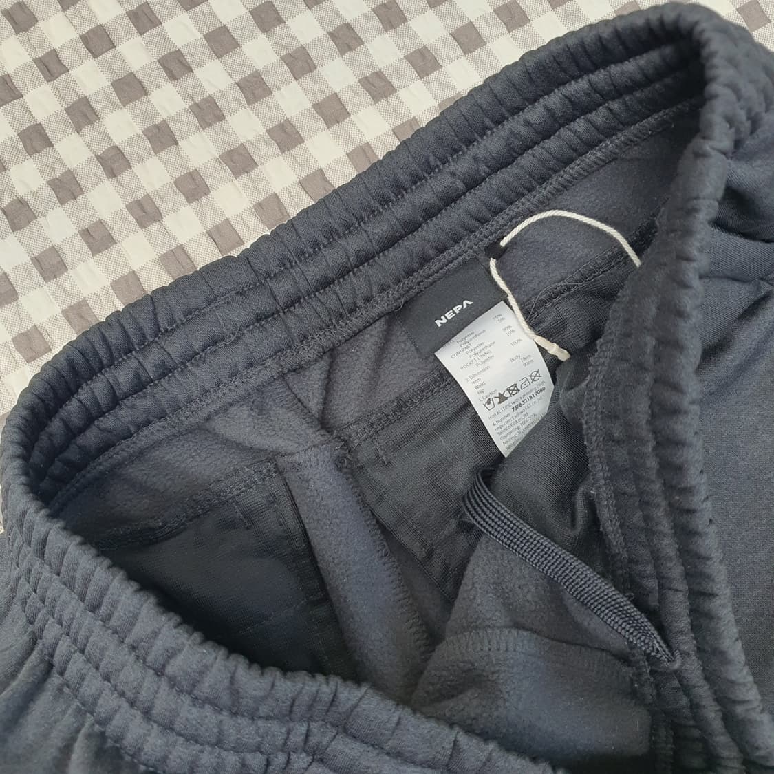 미착용 네파 기모 밴딩 트레이닝 팬츠 남자29~30 상품이미지2