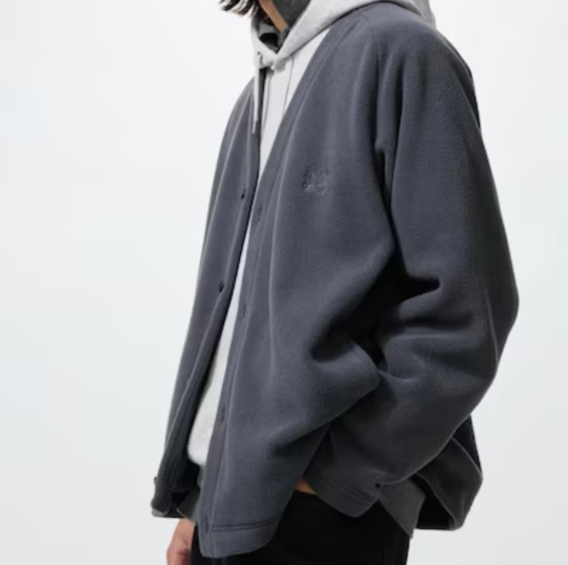 유니클로X니들스 후리스 오버사이즈 가디건 팬츠 세트 상품이미지1