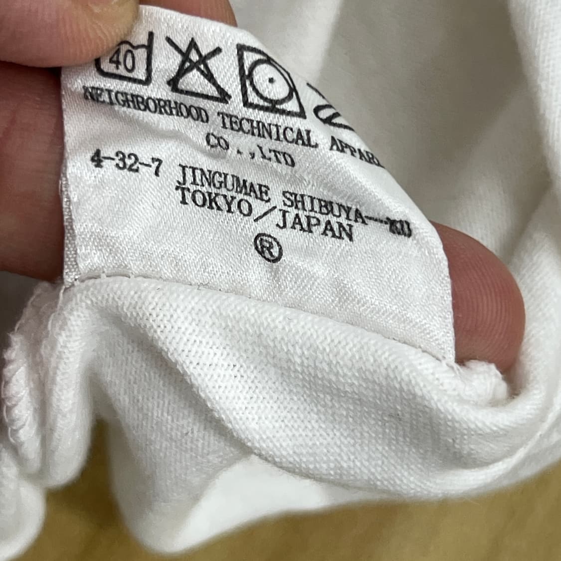 03ss 네이버후드 스컬 프린팅 화이트 반팔 티셔츠  상품이미지9
