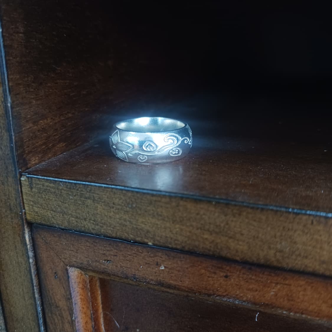 큰별꽃반지 순은99 은가락지 8미리  상품이미지4