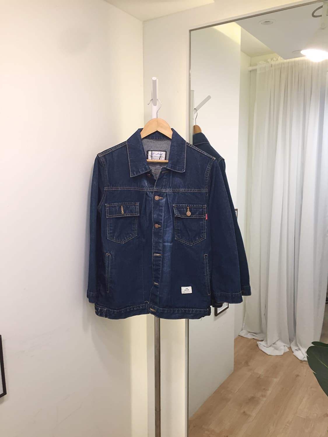Women Vintage Denim Jacket 100 상품이미지4