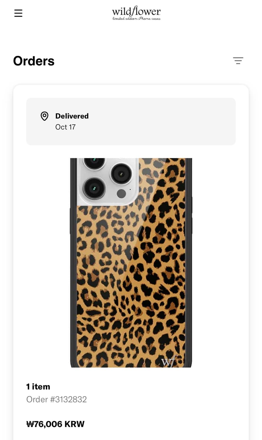 wildflower case 17 pro max meow/ brown  상품이미지3