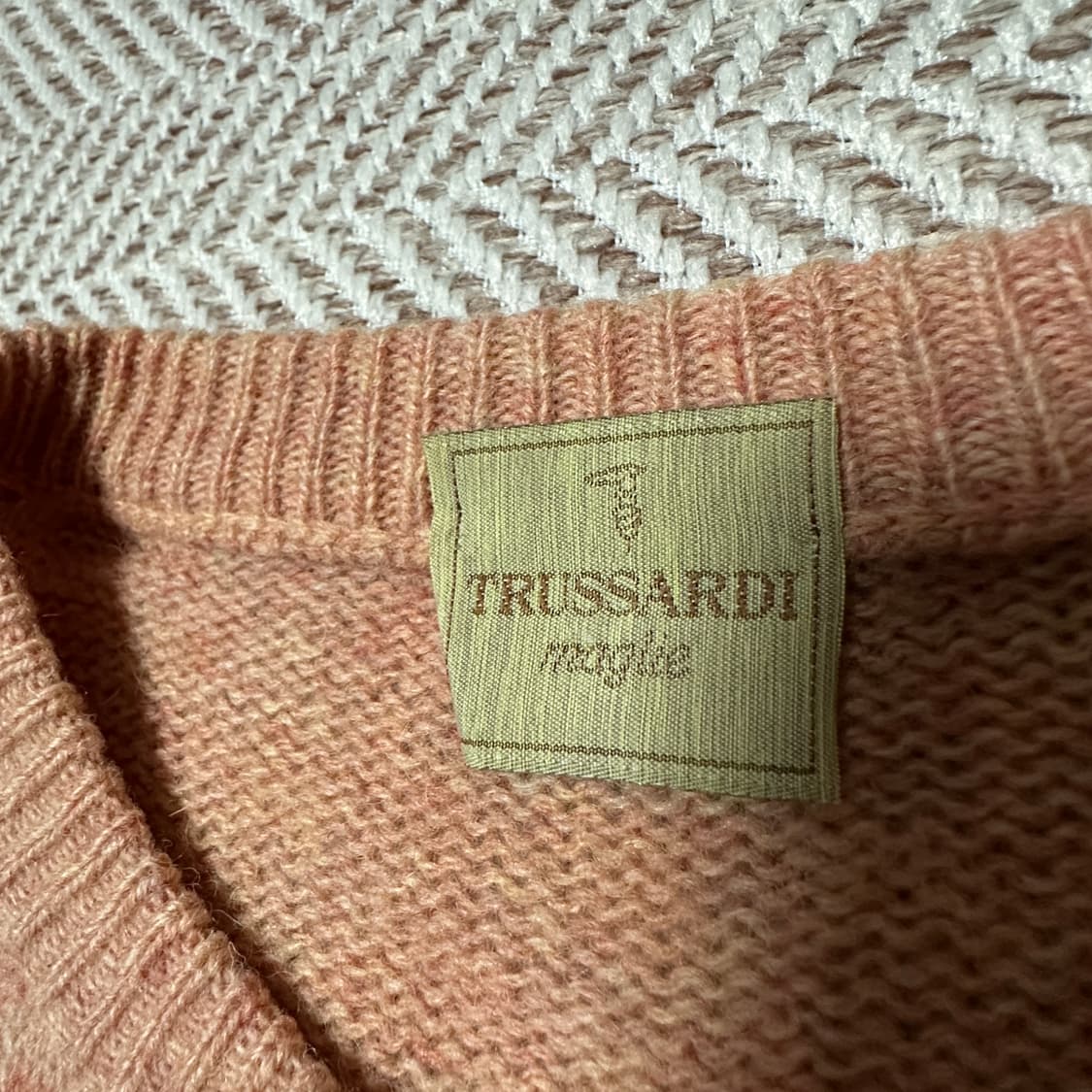 TRUSSARDI italy made wool knit sweater 상품이미지4