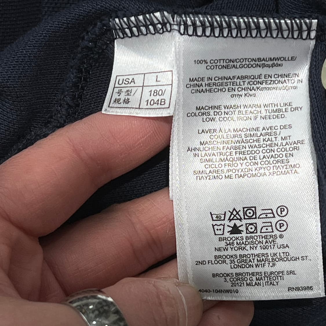 브룩스브라더스 반팔카라티 s10571 상품이미지6