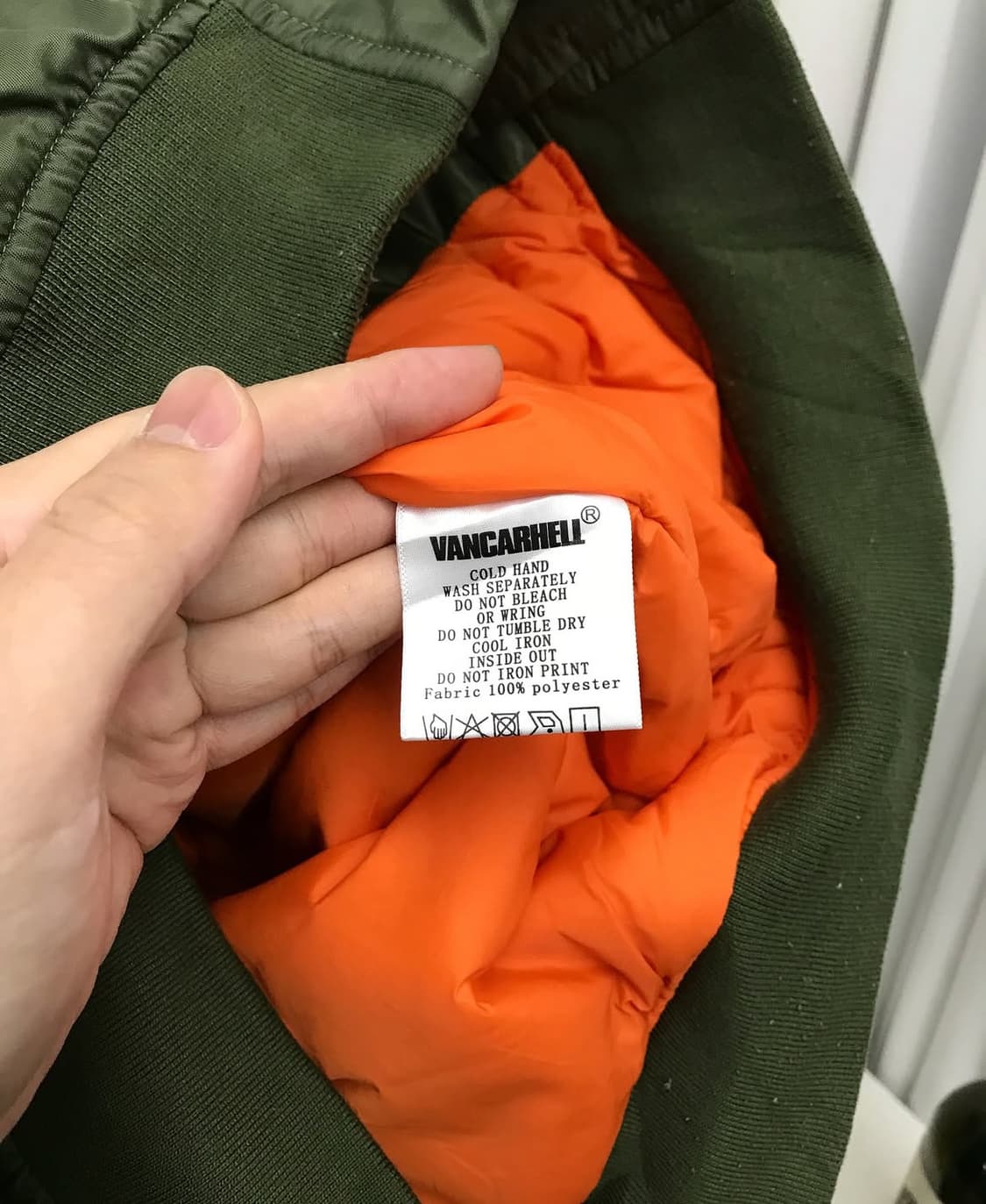 빈티지 패치 ma-1 봄버 자켓 상품이미지6