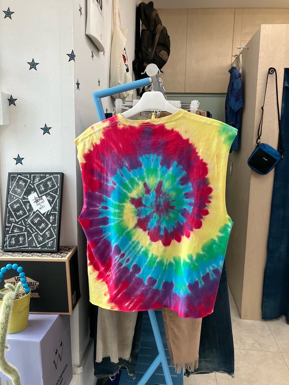 vtg tie-dye cutting sleeveless  상품이미지3