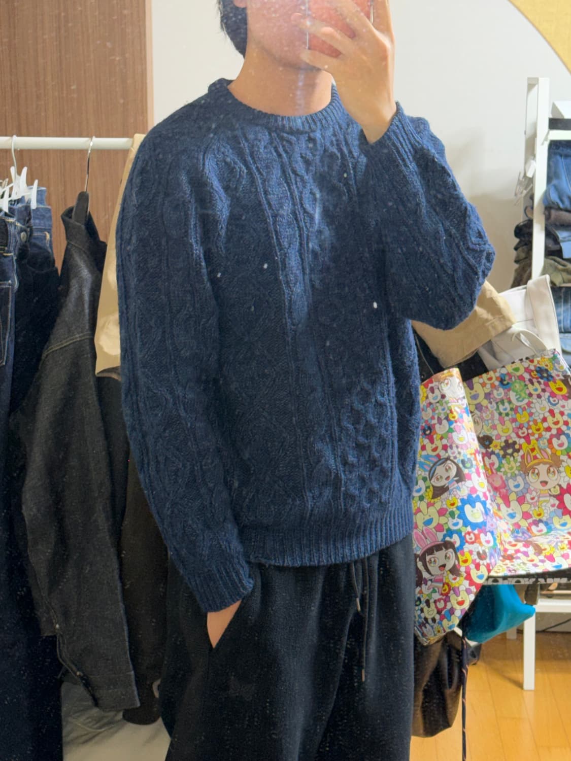 90s 맥그리거 울 케이블 니트 상품이미지2