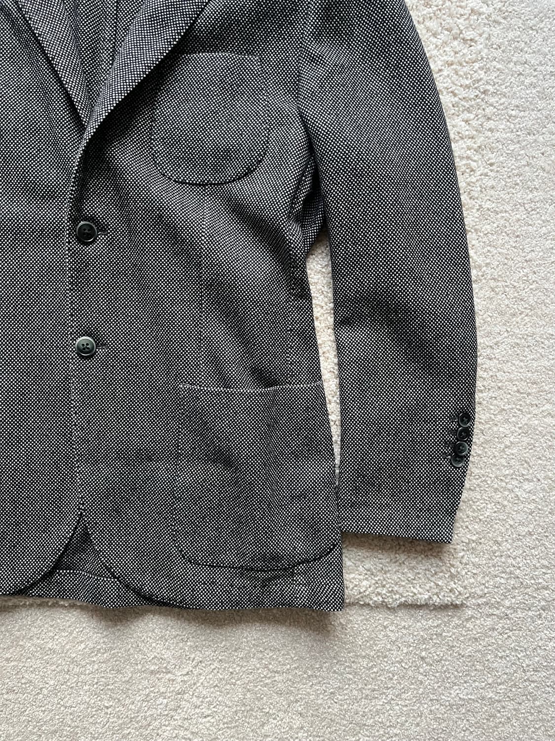 L.B.M. 1911 테일러드 블랙 도트 울 자켓 (103-105) 상품이미지4