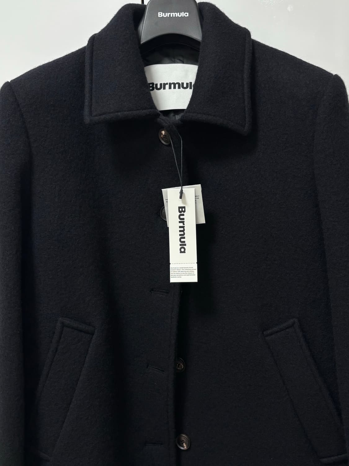 OVERSIZED SINGLE COAT (DARK NAVY) 상품이미지10