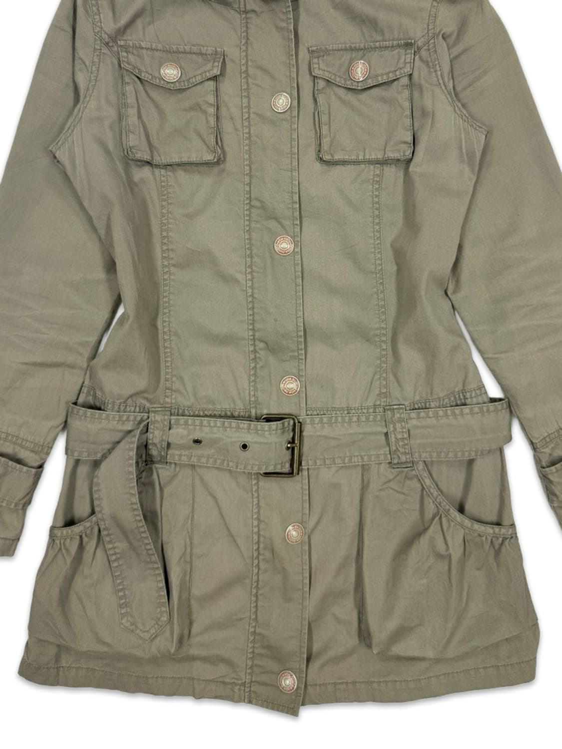 빈티지 Von Dutch 카고 포켓 미니 원피스 자켓 상품이미지4