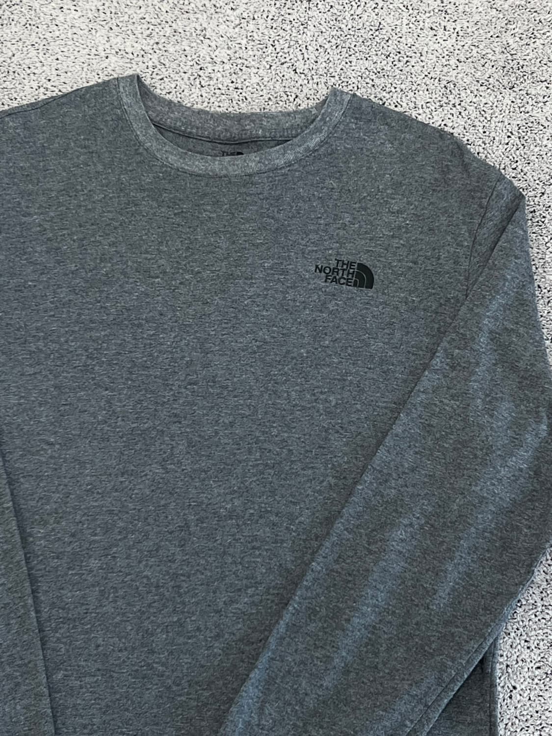 (XXL) 노스페이스 긴팔 티 차콜 상품이미지2