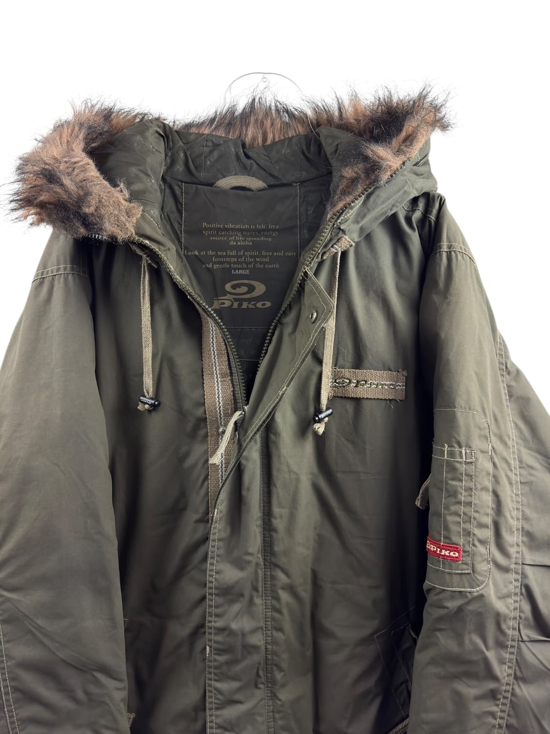 PIKO 밀리터리 스타일 파카1591 상품이미지3