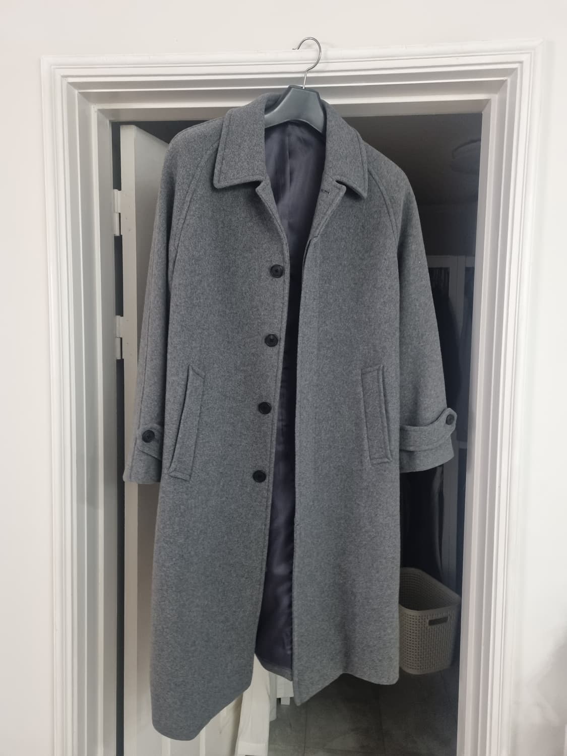 무신사스탠다드 캐시미어 블렌드 오버사이즈 발마칸 코트 M 상품이미지1