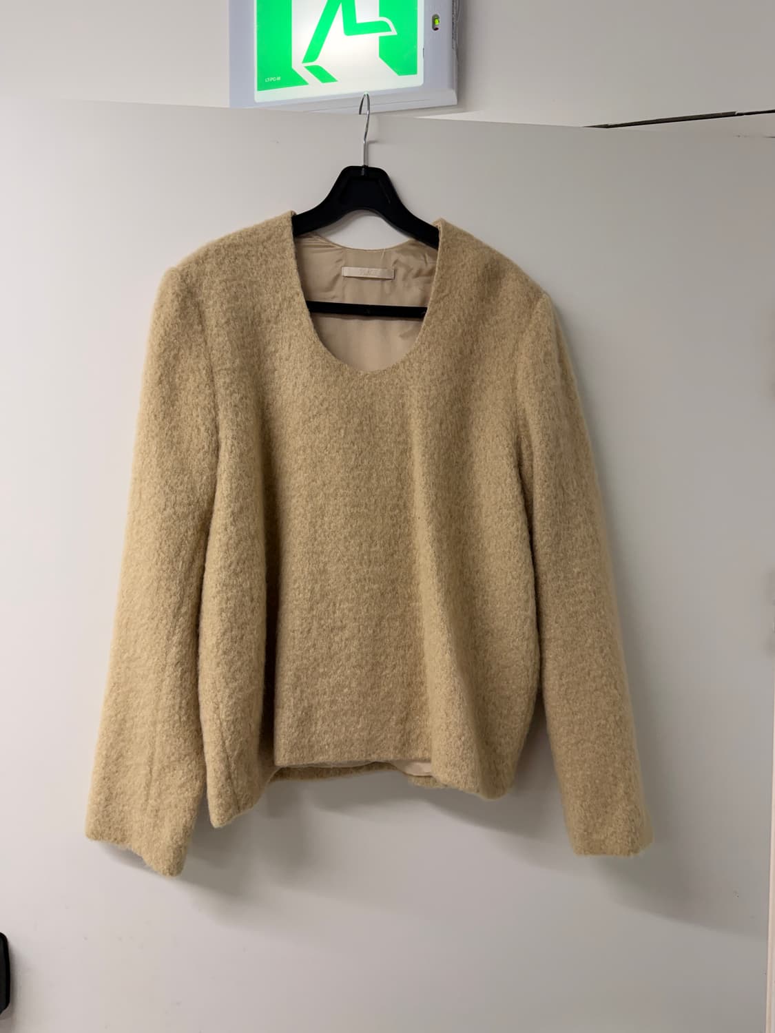 일본브랜드 PLACE 부클 상의 베이지 상품이미지1