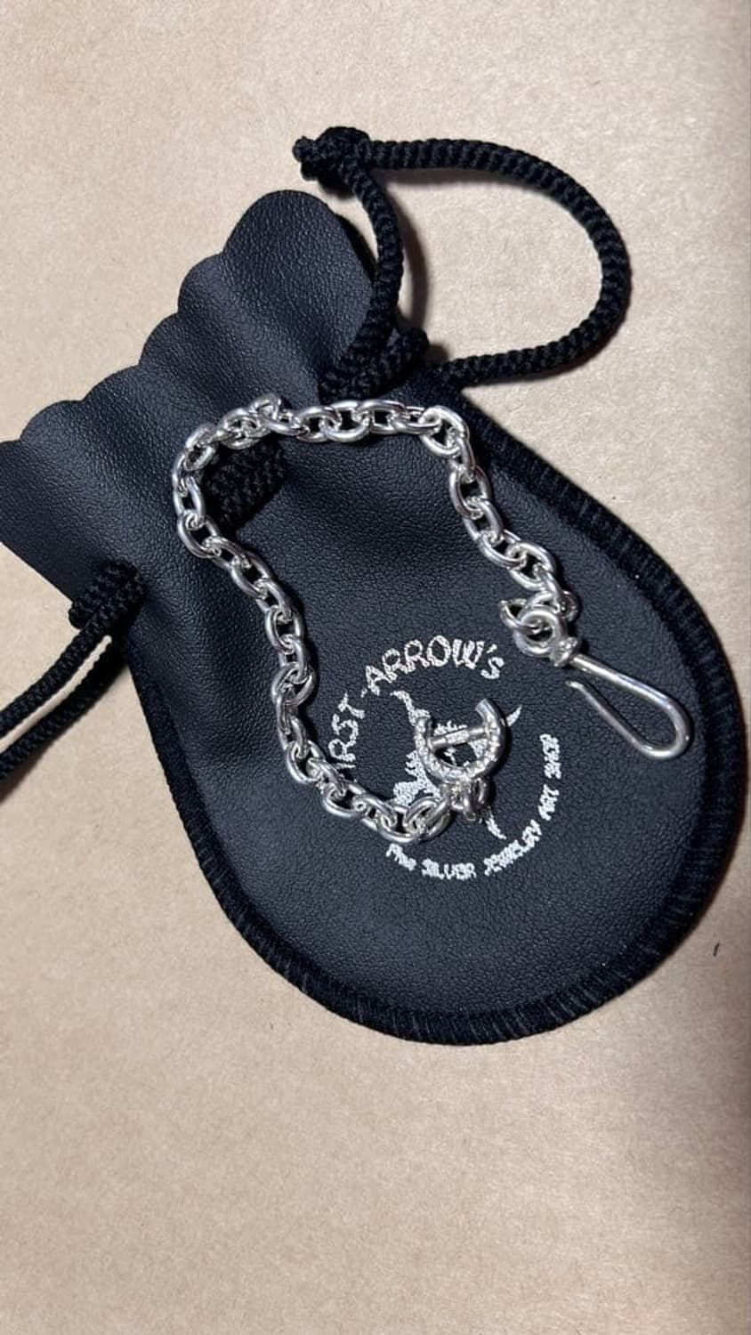 퍼스트애로우즈 first arrows 실버 체인 팔찌 상품이미지1