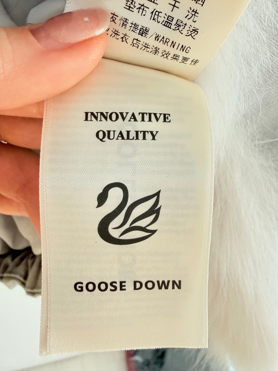 새상품 리얼 폭스퍼 애상 패딩 M 상품이미지5