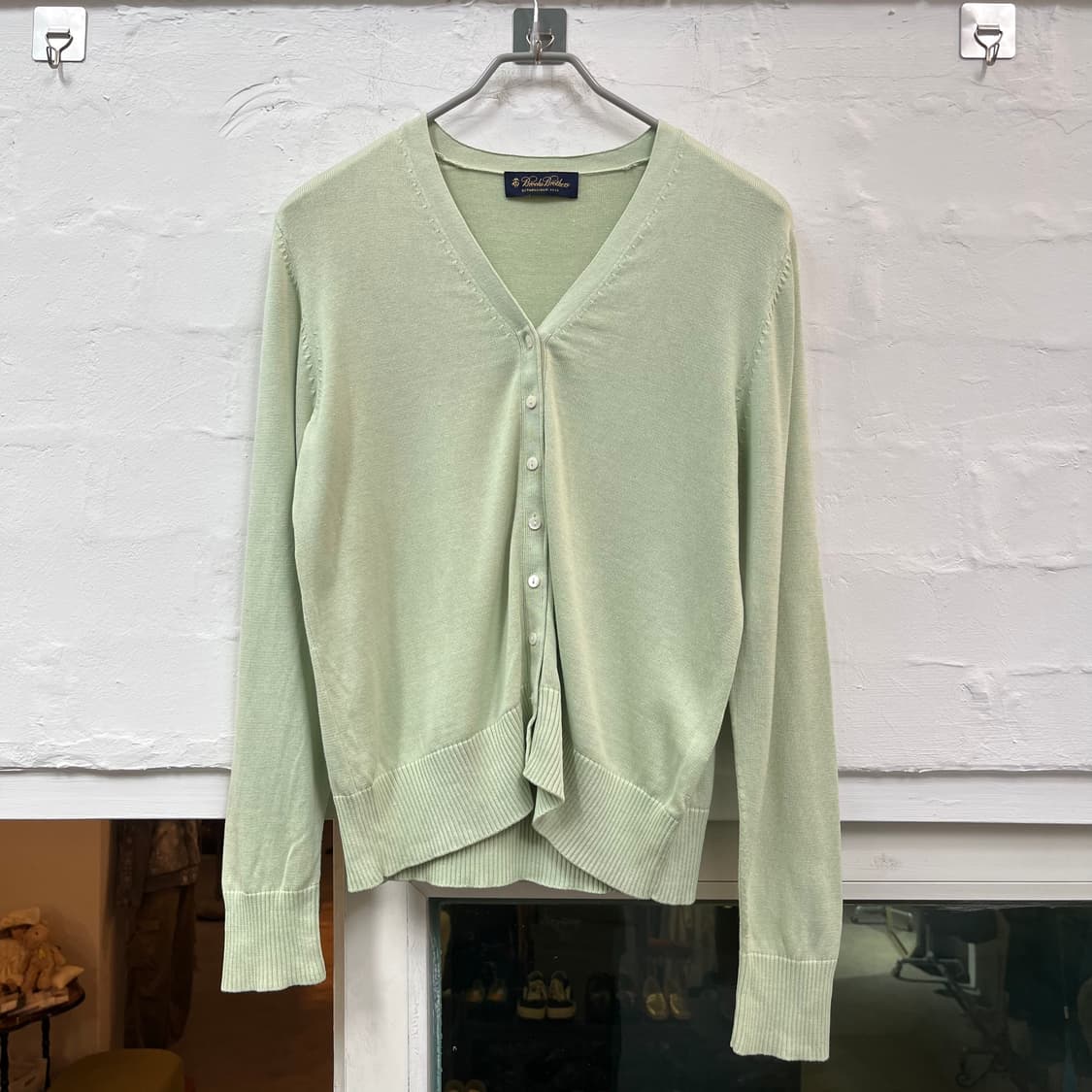 Brooks Brothers 브룩스브라더스 민트 가디건 상품이미지1