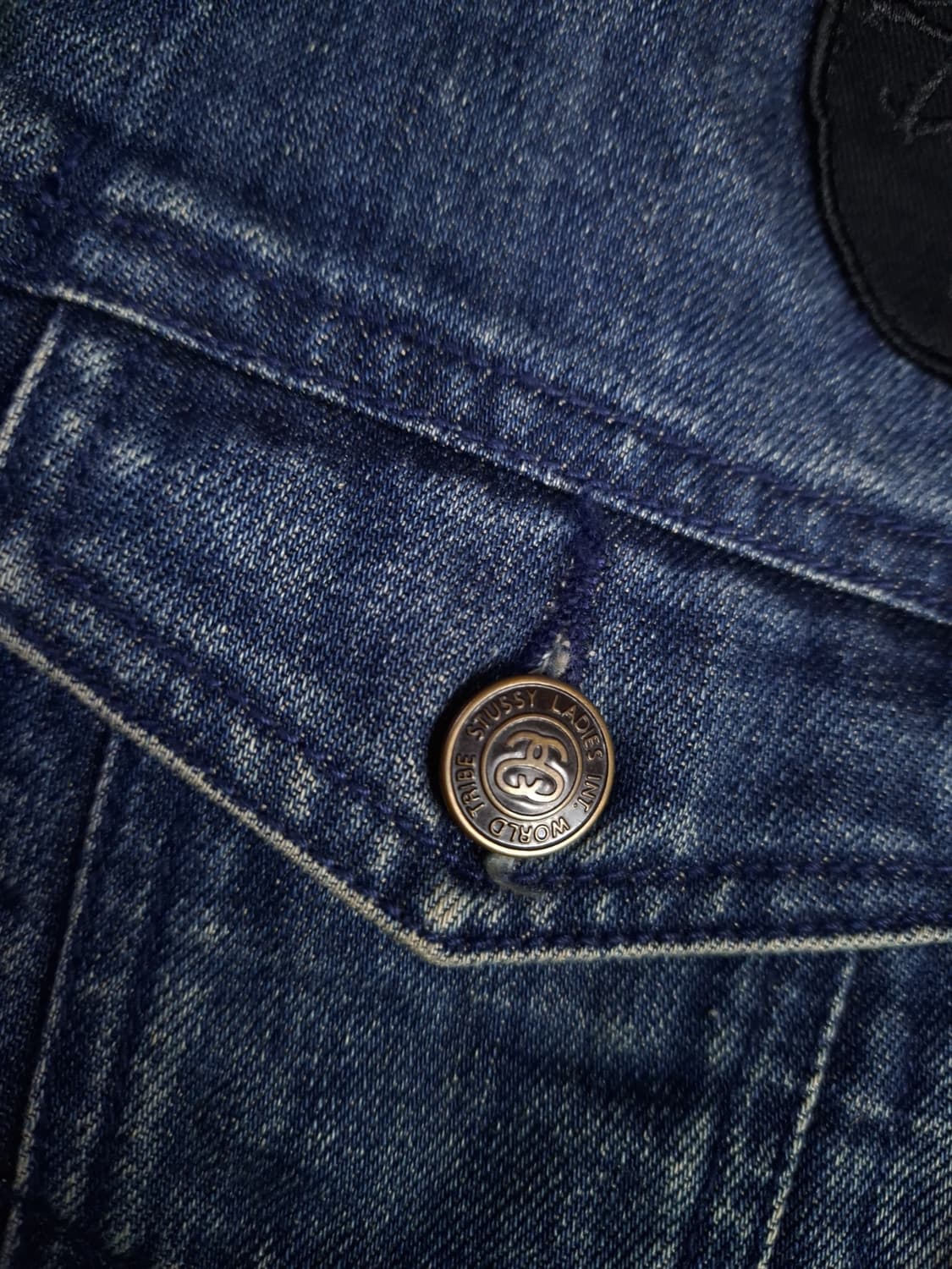 오리지날 스투시 우먼용 데님 트러커자켓 상품이미지3