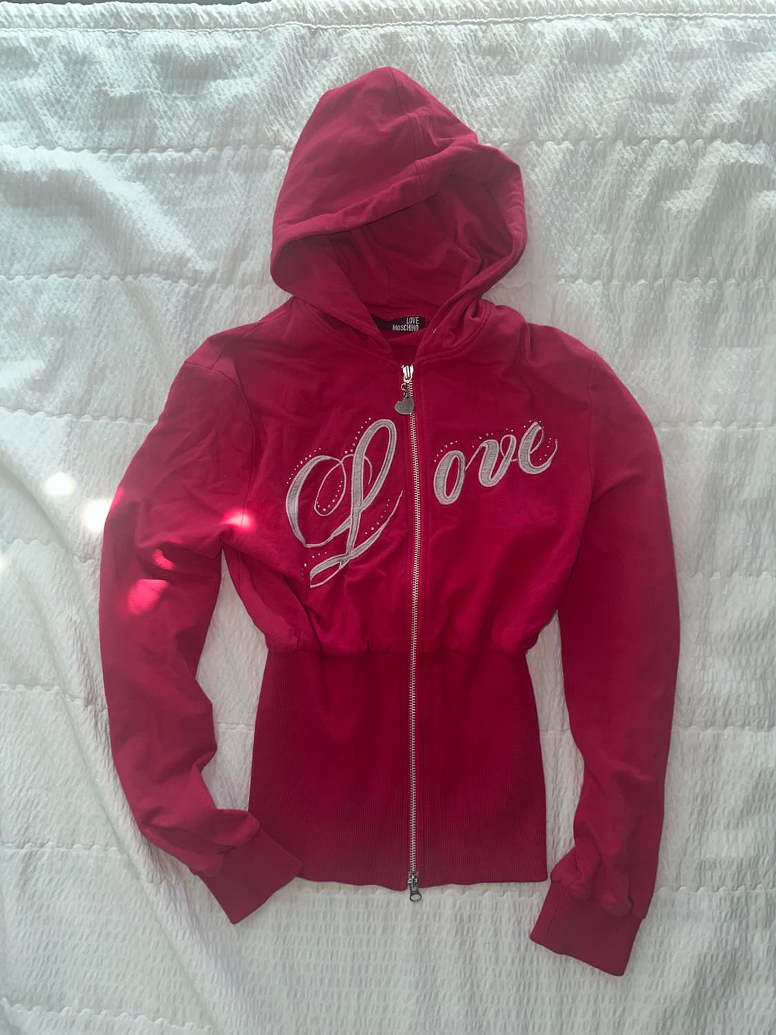 러브 모스키노 후드집업 핑크 상품이미지1