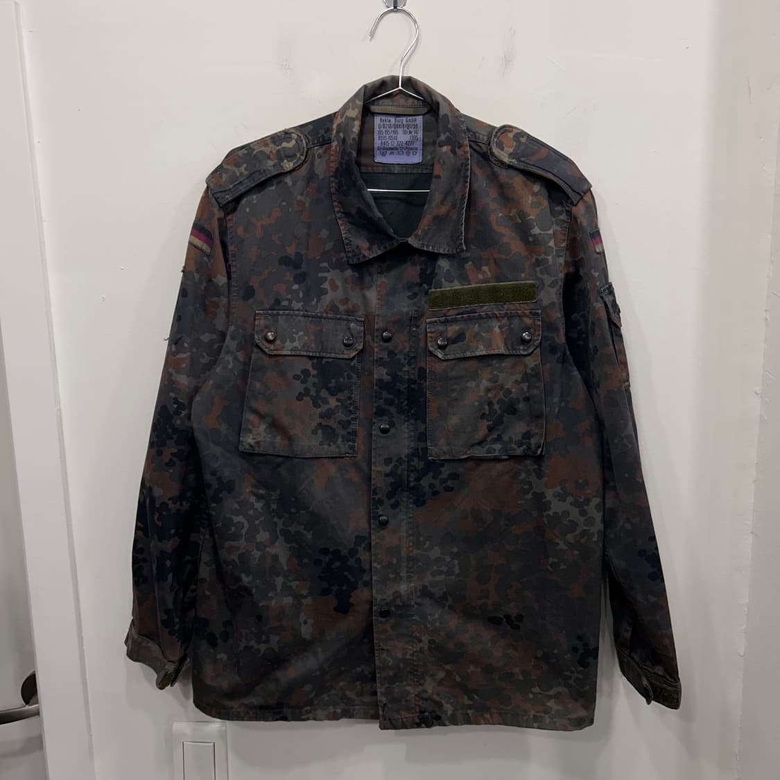 독일 연방군 플렉탄 위장 밀리터리 야전 상의 상품이미지2