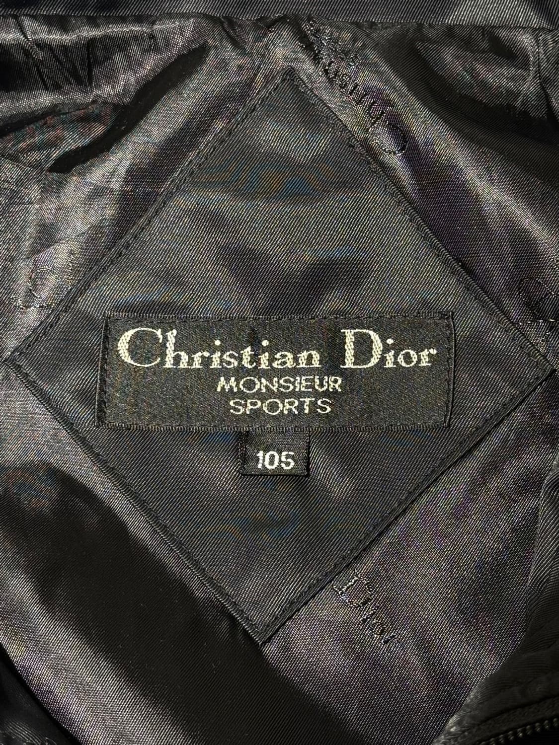 크리스찬 디올 몬슈어 스포츠 블랙 나일론 블루종 자켓 상품이미지7
