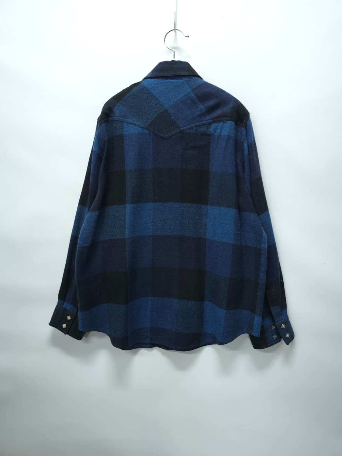 쉐인진 웨스턴 블루 버팔로 체크 플란넬셔츠(100) 상품이미지8