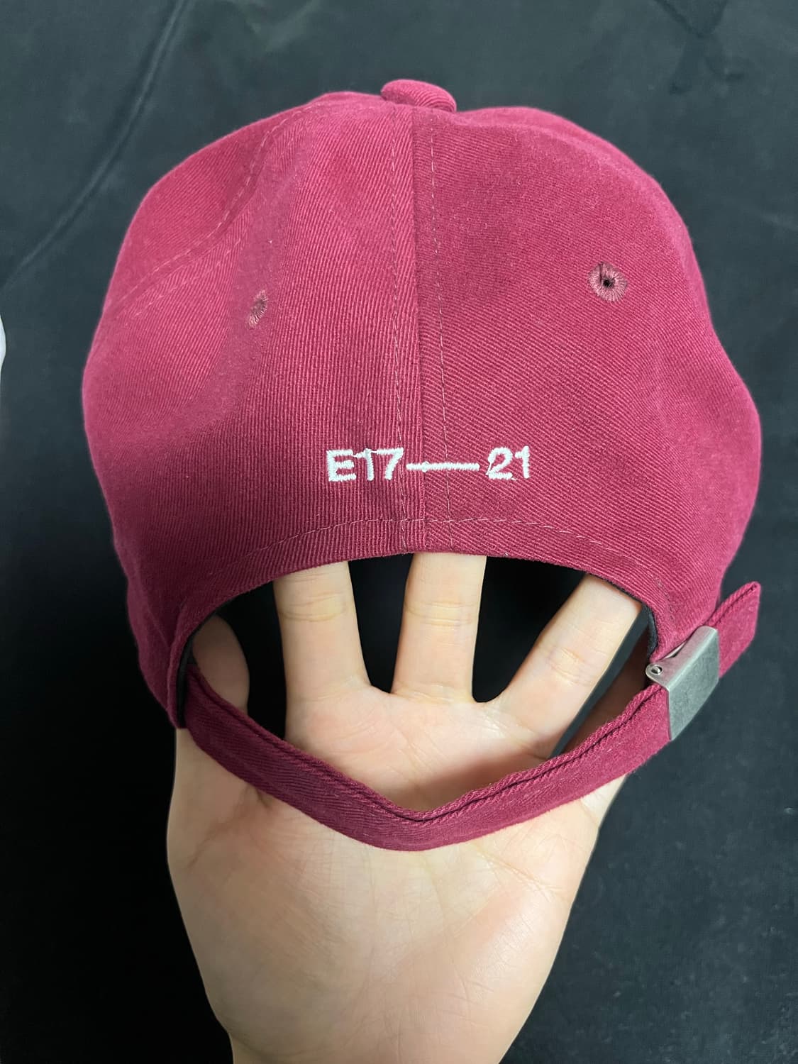 EMIS 이미스 캡 버건디 상품이미지3