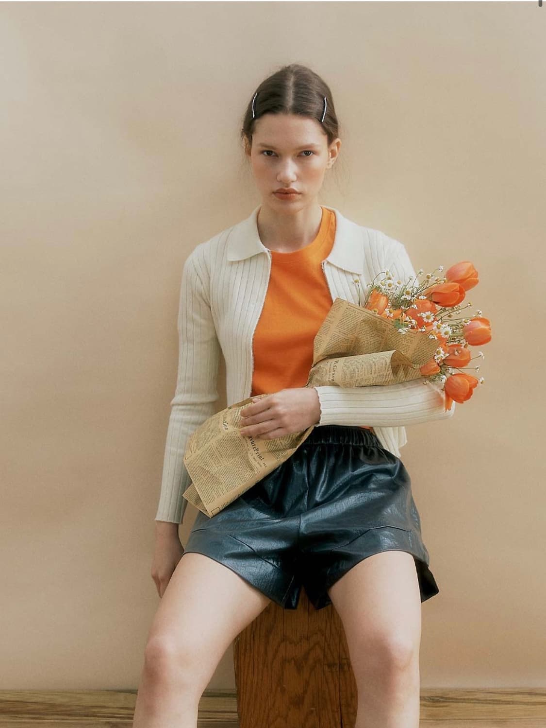 에토스 레더 쇼츠 팬츠 상품이미지2