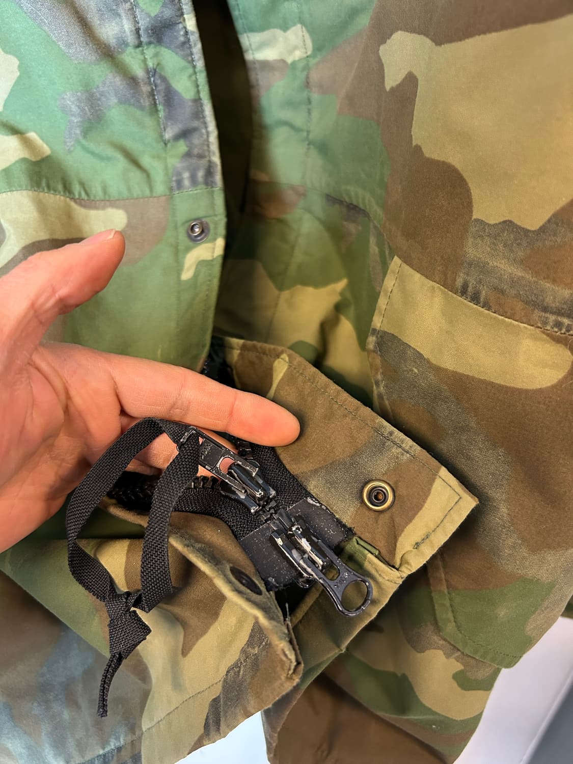 O083 미군 ECWCS GEN1 우드랜드 카모 파카 상품이미지5