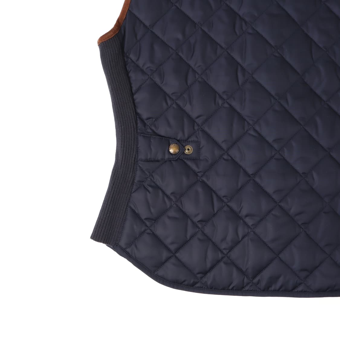 랄프로렌 Mlcvii 스웨이드 네이비 퀄팅 베스트 상품이미지6