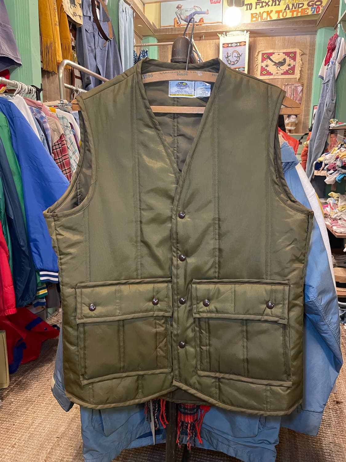 1980~90s Vintage Riverside Vest USA 상품이미지2