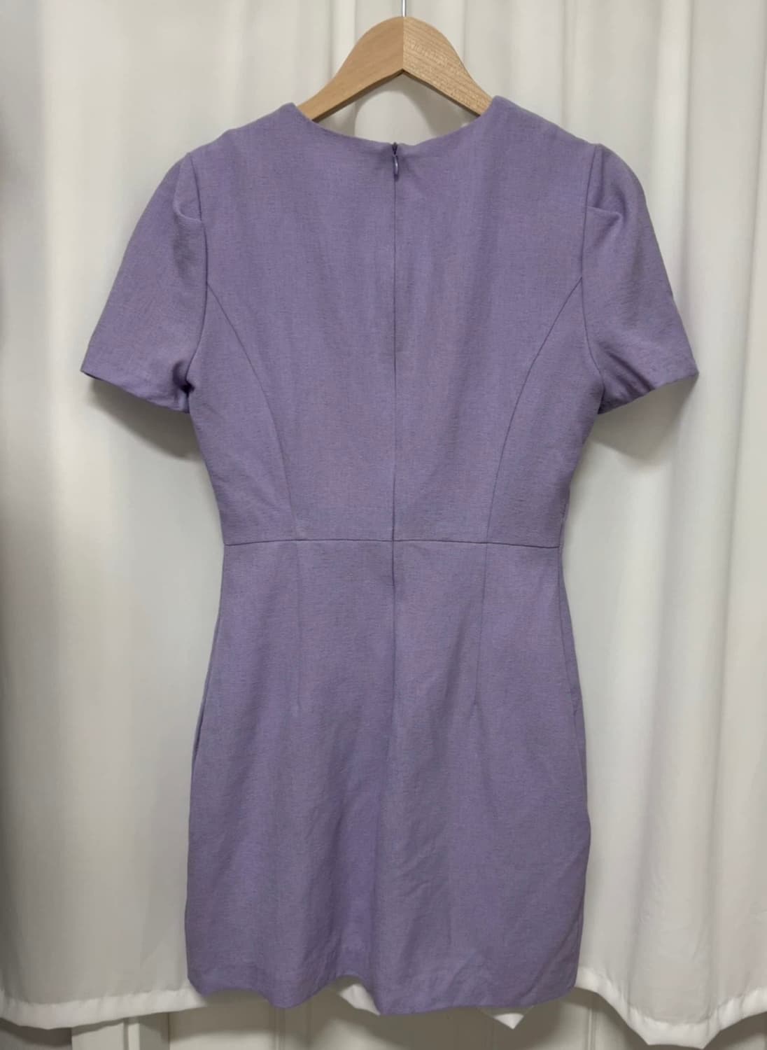 허쉬 퍼플 미니 원피스 반팔 상품이미지7