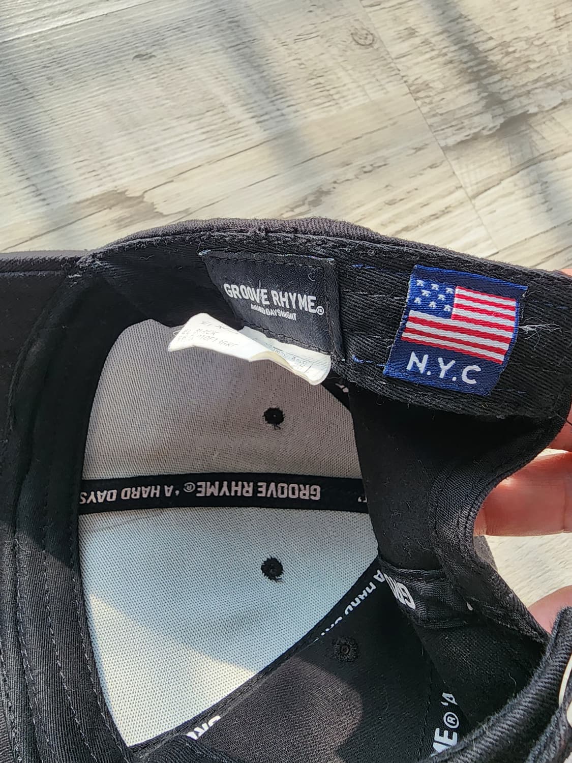 블랙 볼캡 2개 일괄 팜. (MLB&그루브라임) 여성 야구 모자 상품이미지7