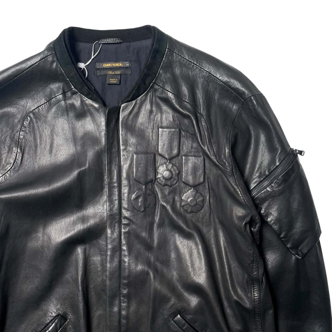 디젤 블랙골드 3 메달 양가죽 자켓 상품이미지3