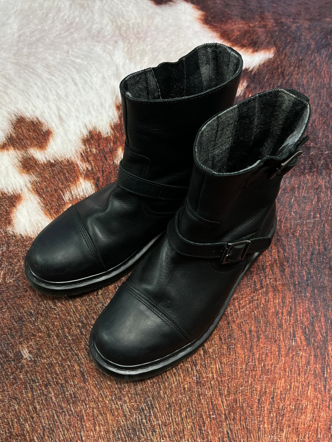 [42] 닥터마틴 Asher 스틸토 엔지니어 바이커 부츠 블랙 상품이미지3