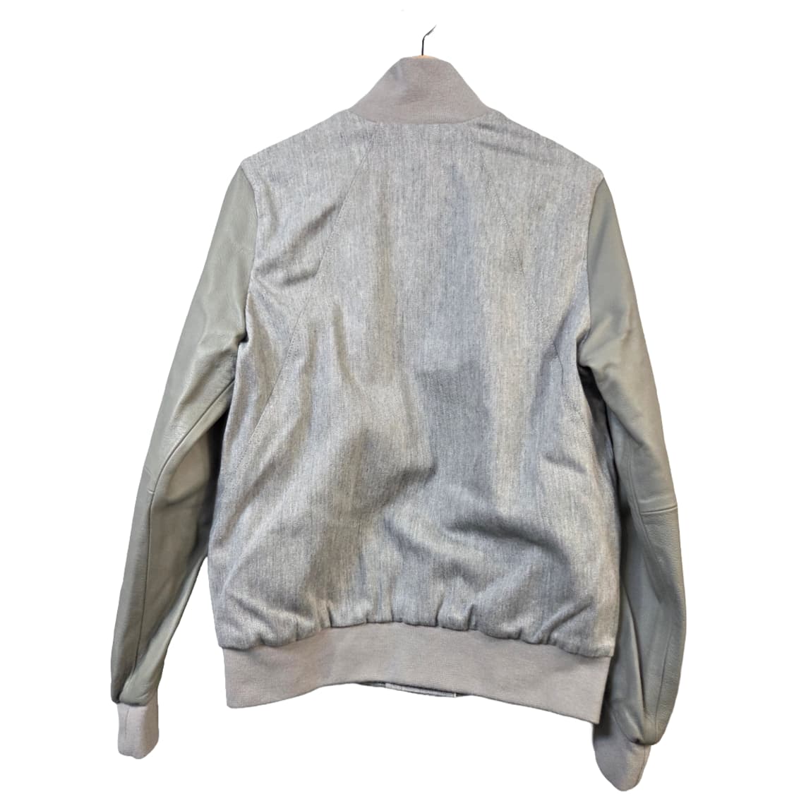 G-STAR 회색 레더 소매 스타디움 자켓(M) 상품이미지2