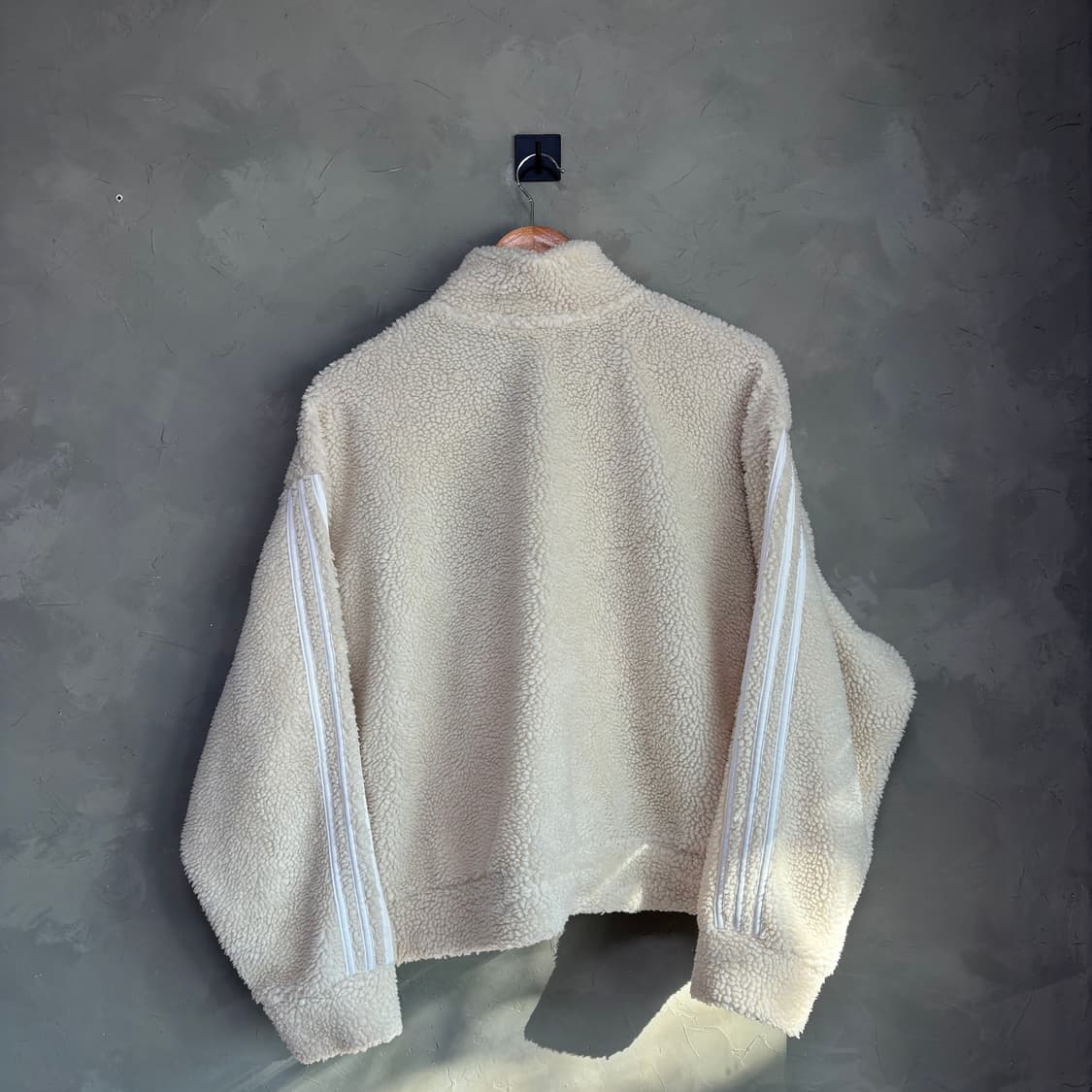 아디다스 파이어버드 하프집업 플리스 집업 화이트 상품이미지4