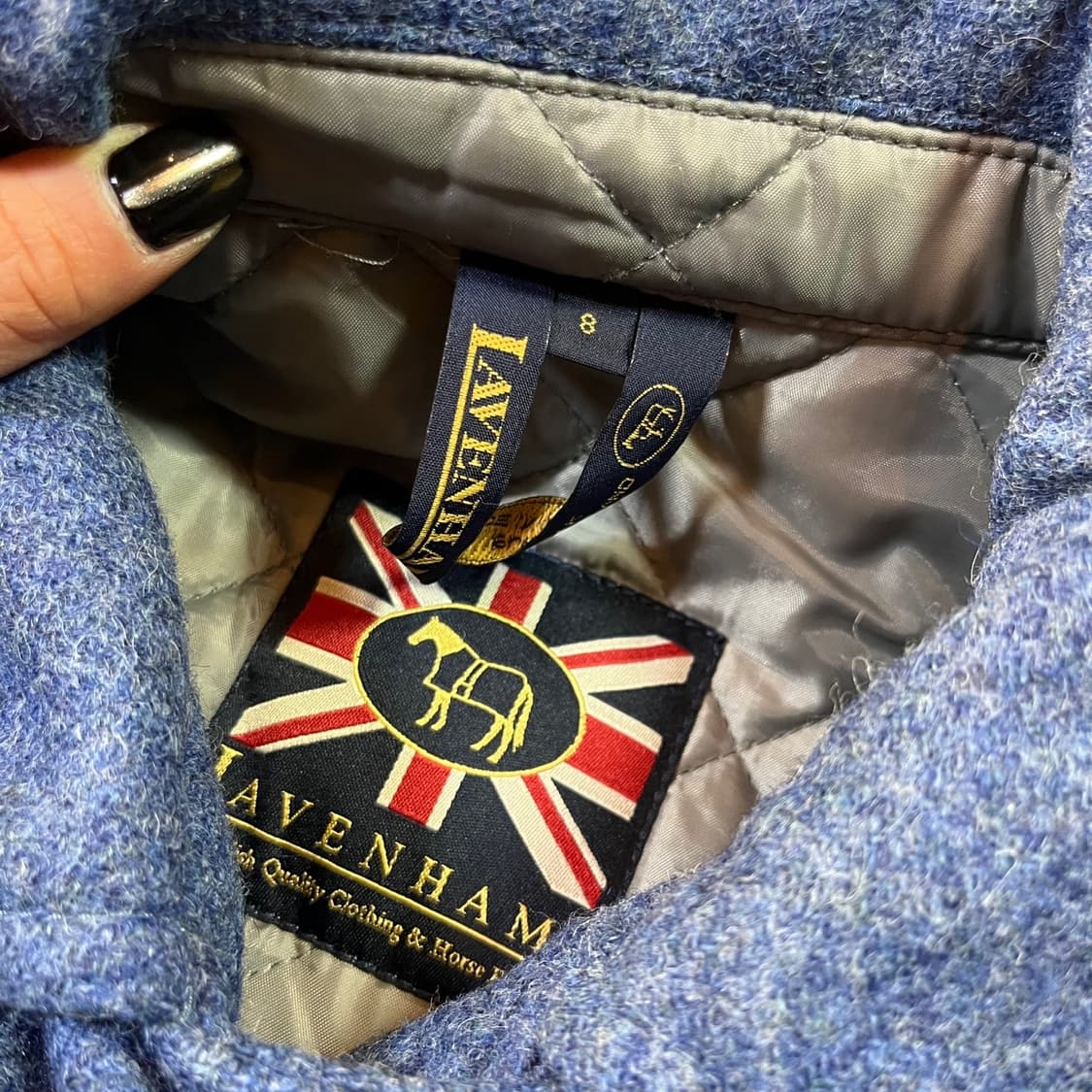 라벤햄 벨티드 더블 퀼팅자켓 상품이미지5