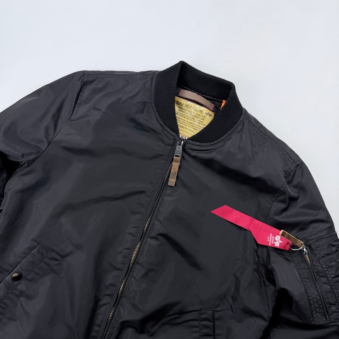 알파인더스트리 ma-1 블랙(L) 상품이미지2