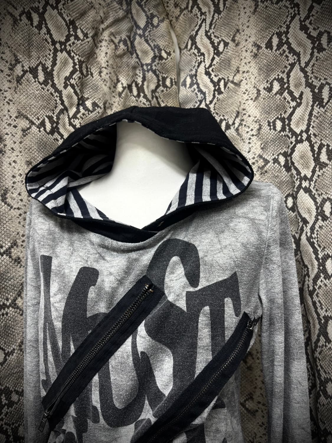 [00‘s] Zip Detail Stripe Hood Sleeve 상품이미지4