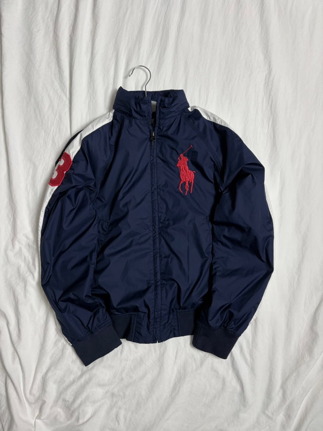 폴로 빅포니 네이비 레드 바람막이 상품이미지1