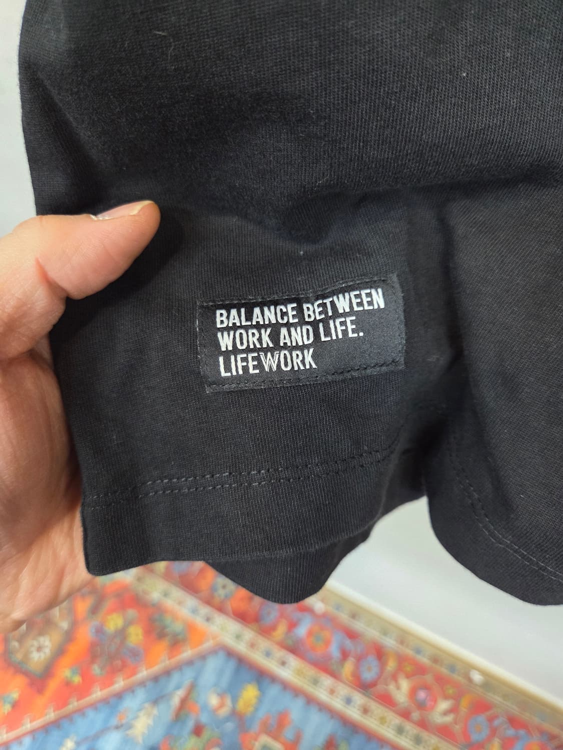 라이프워크 실리콘 라독 로고 반팔 xs 상품이미지6